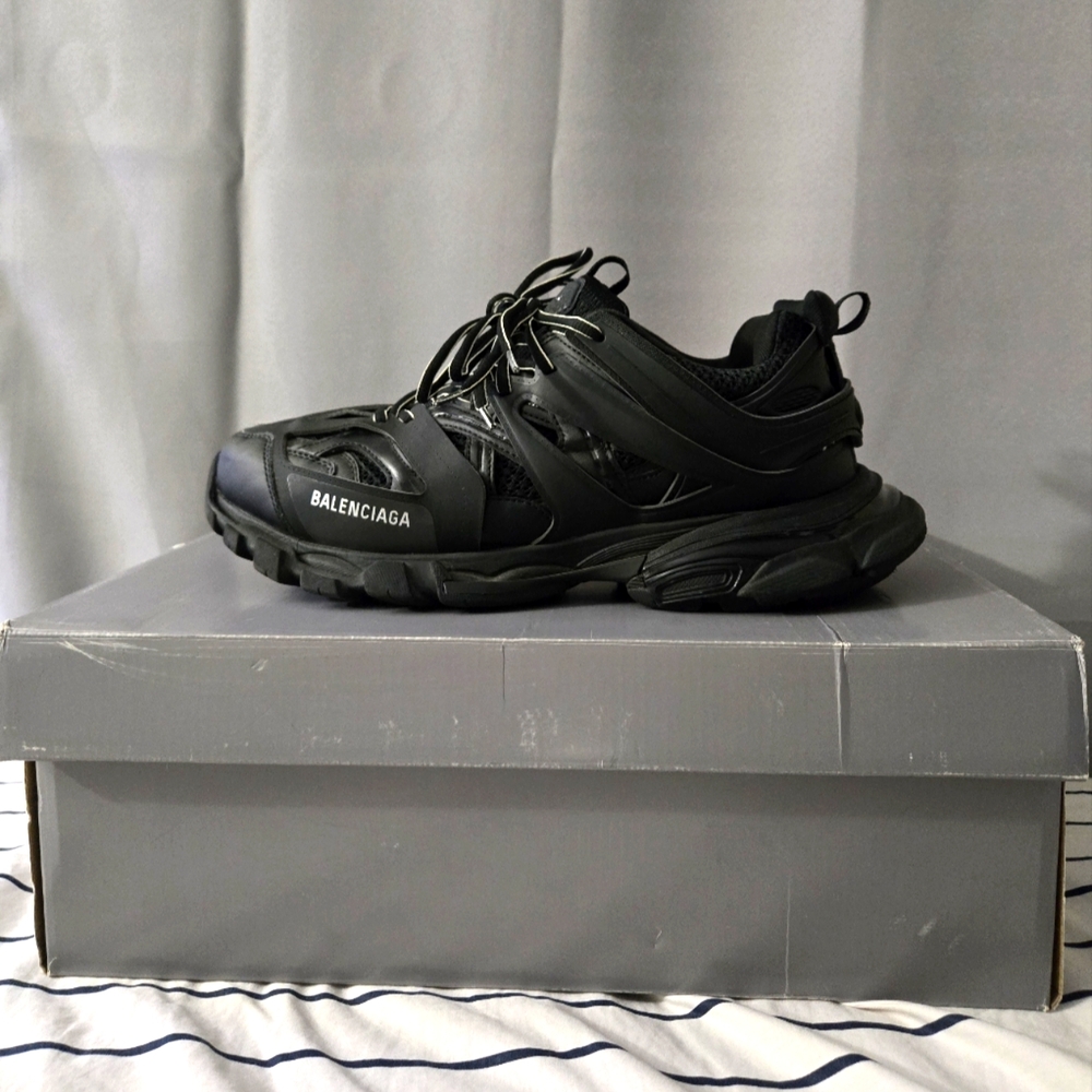 Black Balenciaga Tracks (Authentic With Box)